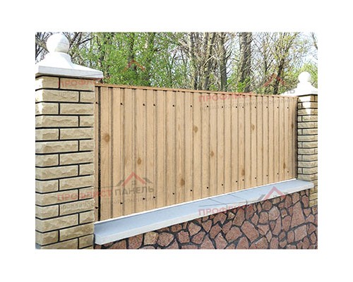 Профнастил МП20-1100-0.5 ECOSTEEL_T Сосна