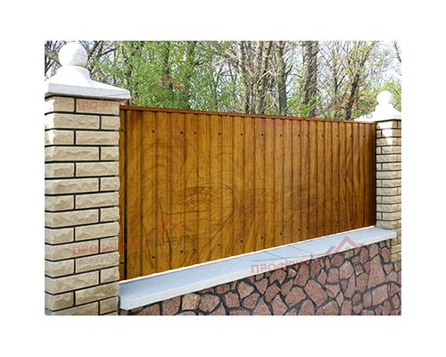 Профнастил МП20-1100-0.5 ECOSTEEL_T ЗолотойДуб
