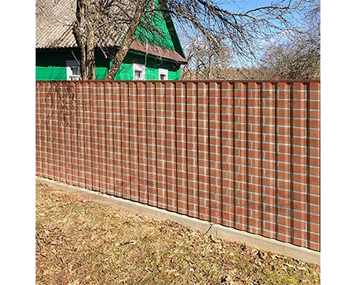 Профнастил МП35-1035-0.5 ECOSTEEL Кирпич