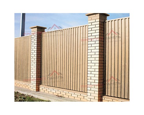 Профнастил C21-1000-0.45 ECOSTEEL Клен Профнастил C21-1000-0.45 ECOSTEEL Клен