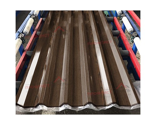 Профнастил С44-1000-0.5 ECOSTEEL_MA МореныйДуб