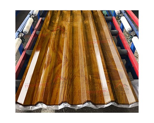 Профнастил С44-1000-0.5 ECOSTEEL_T ЗолотойДуб