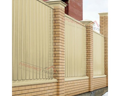 Профнастил С10-1160-0.5 RAL1014 Norman