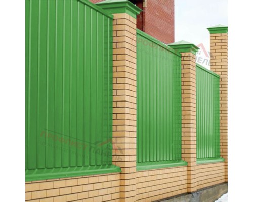 Профнастил С10-1160-0.5 RAL6018 Полиэстер