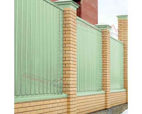 Профнастил С10-1160-0.5 RAL6019 Norman