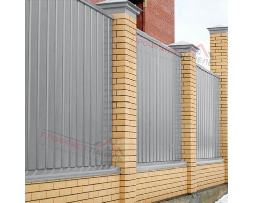 Профнастил С10-1160-0.5 RAL7004 Norman