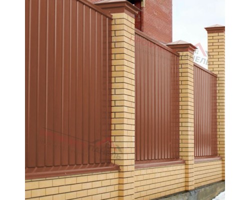 Профнастил С10-1160-0.5 RAL8004 Viking E