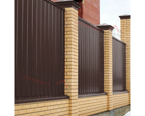 Профнастил С10-1160-0.5 RAL8017 Пластизол