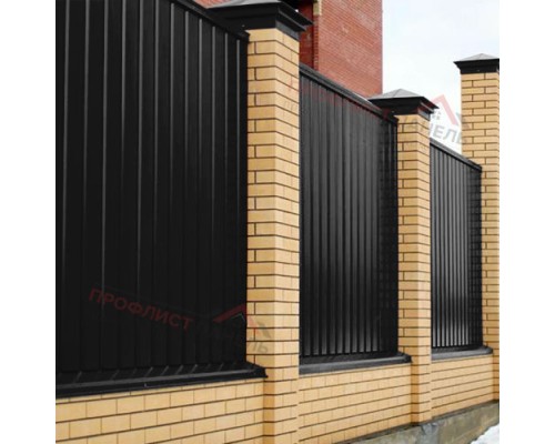 Профнастил С10-1160-0.5 RAL9005 Viking E