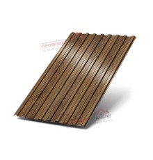 Профлист С17-1163-0.5 Античный дуб ECOSTEEL