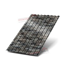 Профлист С17-1163-0.5 БелыйКамень ECOSTEEL