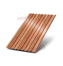 Профлист С17-1163-0.5 Кедр ECOSTEEL_T