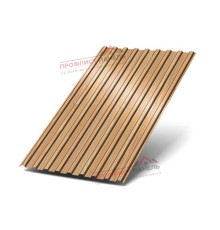 Профлист С17-1163-0.45 Лиственница ECOSTEEL