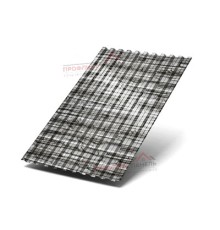Профнастил C21-1000-0.5 ECOSTEEL Белый Плитняк