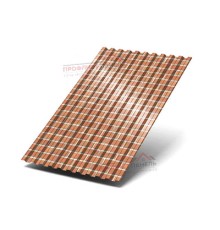 Профнастил C21-1000-0.5 ECOSTEEL Кирпич
