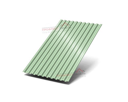 Профилированный лист C21х1000-0.5 Norman RAL6019 Профилированный лист C21х1000-0.5 Norman RAL6019