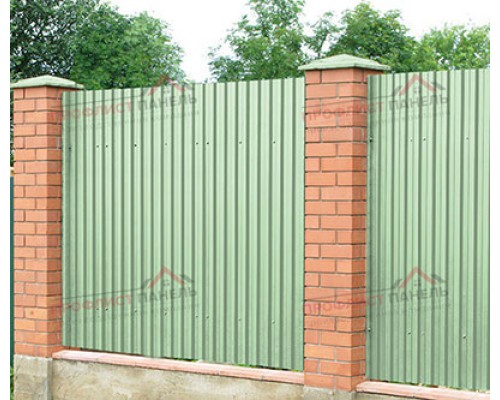 Профнастил C21-1000-0.5 NormanMP RAL6019 Профнастил C21-1000-0.5 NormanMP RAL6019