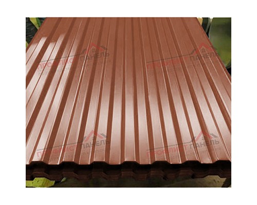Профилированный лист C21х1000-0.5 Viking E RAL8004 Профилированный лист C21х1000-0.5 Viking E RAL8004