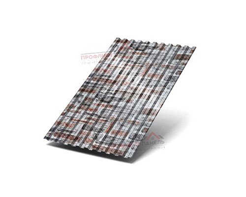 Профнастил С21-1000-0.5 ECOSTEEL Кварцевый Сланец Профнастил С21-1000-0.5 ECOSTEEL Кварцевый Сланец