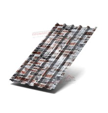 Профнастил С44-0.5, Ширина-1000, ECOSTEEL Кварцевый Сланец
