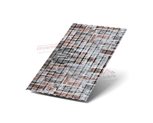 Профнастил С8-0.5, Ширина-1150мм, ECOSTEEL Кварцевый сланец Профнастил С8-0.5, Ширина-1150мм, ECOSTEEL Кварцевый сланец