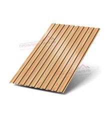 Профнастил С8-1150-0.5 ECOSTEEL Лиственница