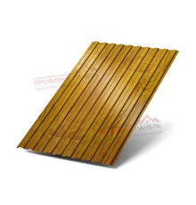 Профнастил С8-1150-0.5 ECOSTEEL_T ЗолотойДуб