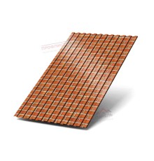Профлист СС10-1160-0.5 Кирпич ECOSTEEL