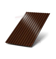Профлист СС10-1160-0.5 Темное дерево ECOSTEEL