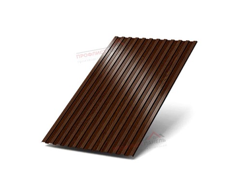 Профлист СС10-1160-0.5 Темное дерево ECOSTEEL Профлист СС10-1160-0.5 Темное дерево ECOSTEEL