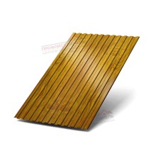 Профлист СС10-1160-0.5 ЗолотойДуб ECOSTEEL_T
