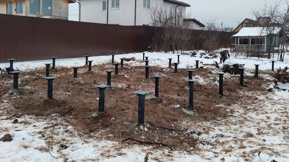 Свайное поле для промышленного ангара
