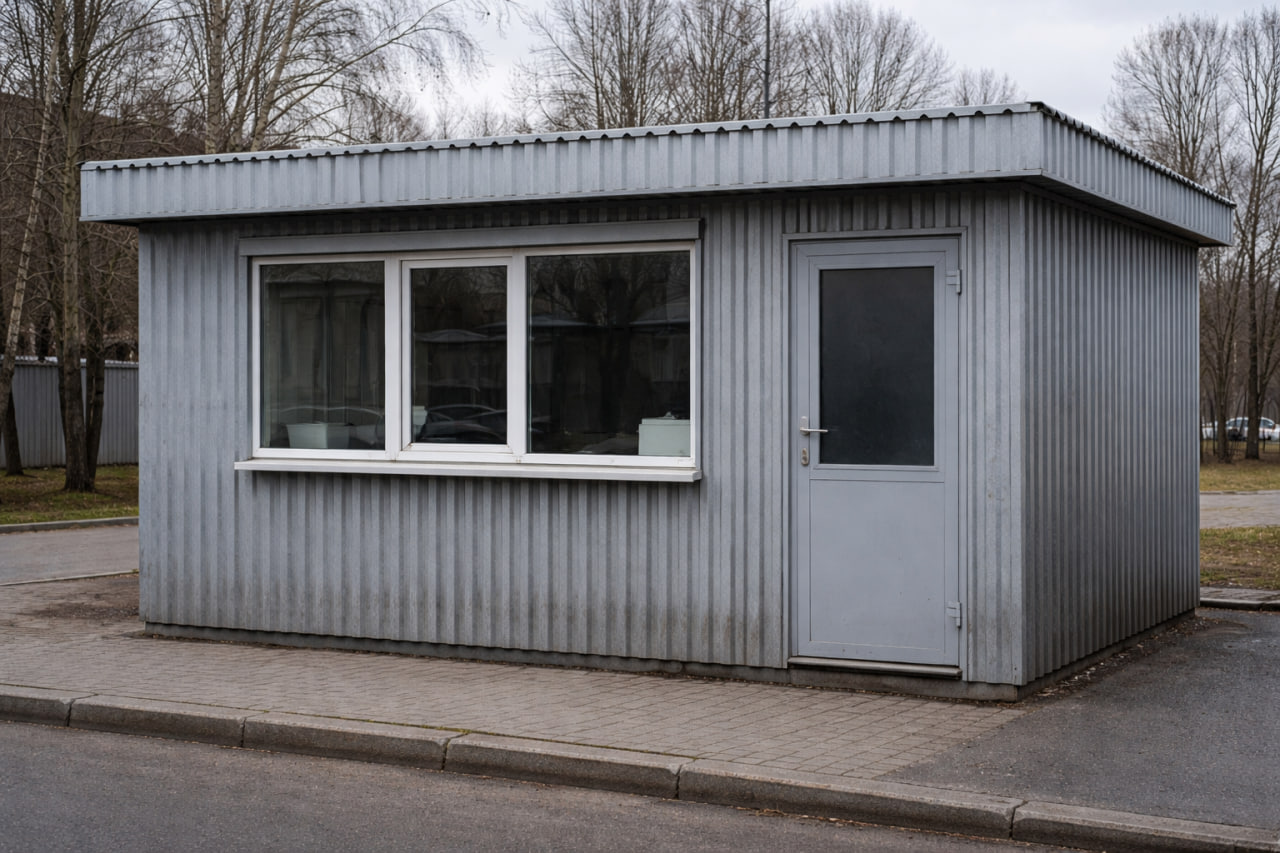 Фасад из стенового профнастила МП10